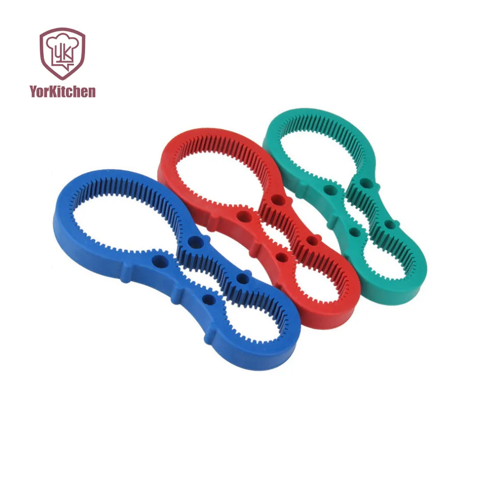 

3-in-1 Multi-purpose Silicone Bottle Can Jar Opener
