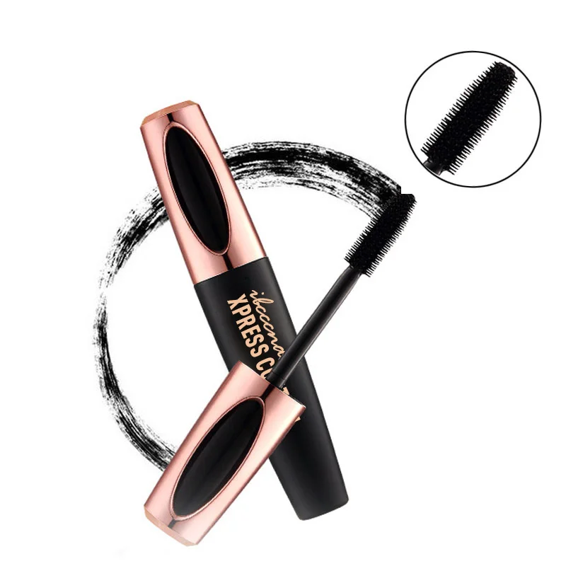 

4D Silk Fiber Lash Waterproof Mascara Private label for Eyelash Black