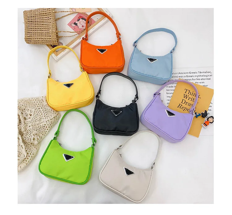 

2021 Soft Pu Leather Trendy Woman Small Shoulder Handbags Axillary Package For Ladies Shopping Mini Hand Bags