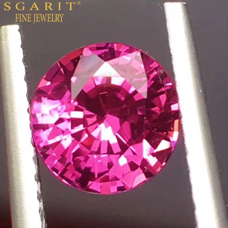 

SGARIT high quality Sri Lanka loose gemstone with CGL 2.08ct vivid pink natural unheated sapphire jewelry