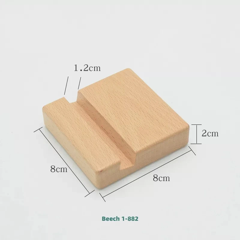 

Wooden phone holder base bracket mobile phone bracket accessories lazy mobile phone holder Desktop stand