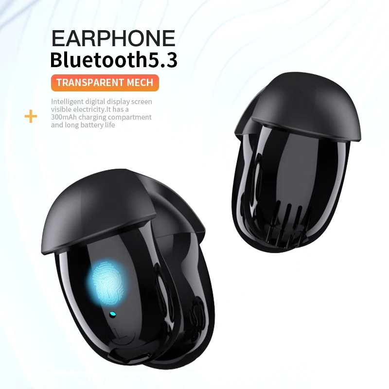 

Ear Clip Earbuds Bone Conduction Wireless Earphone 5.3 Wireless Clip-ear Bass Hifi Sports Earphone