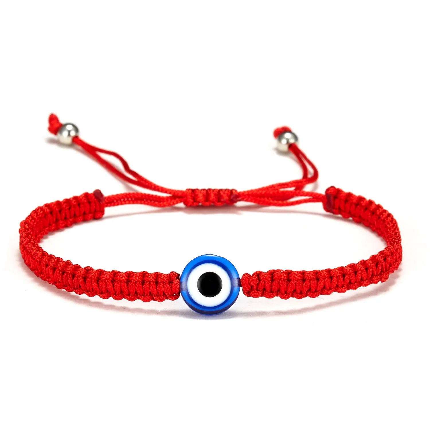 

Adjustable Friendship Jewelry Hand Braided Blue Eyes Bracelets Lucky Red String Evil Eyes Bracelet For Women Men