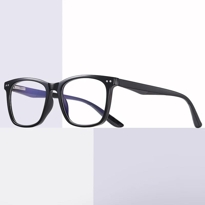 

2021 Custom Square UV400 Blocking Anti Glare Reflection Computer Optical Frames Eyeglasses Blue Light Glasses For Men Women, Custom colors