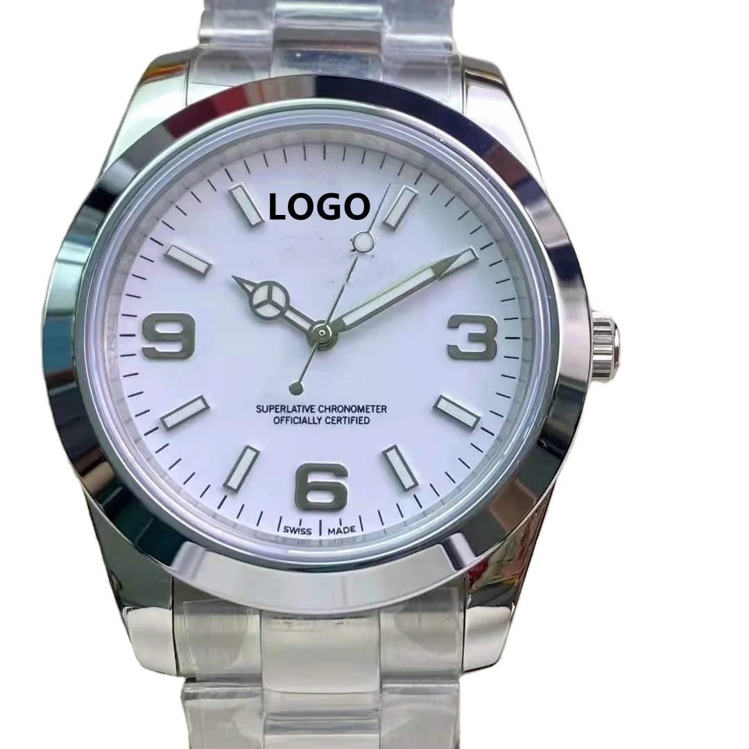 

2021 new men's business gentleman full automatic mechanical 904L fine steel watch, 4 colors