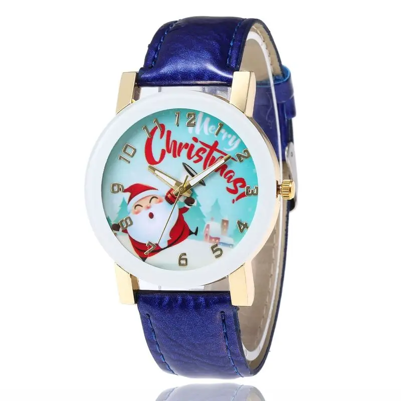 

Wrist Watches Ladies Strap Fashion Gifts Casual New Kids Quartz Cartoon Christmas watch, 10 colors