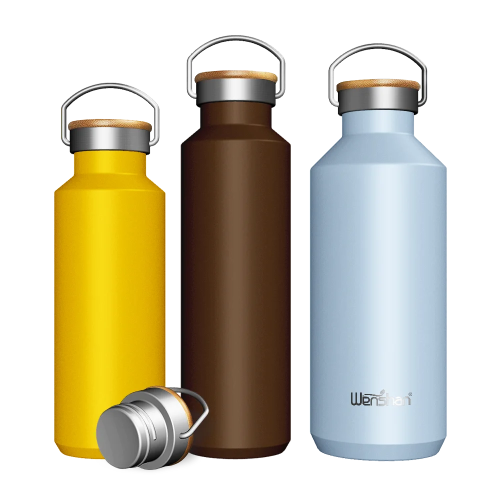 

New Design 18oz 24oz 32oz Stainless Steel Double Wall Flask Sport Drink Water Bottles with Custom Logo, Customized colors acceptable
