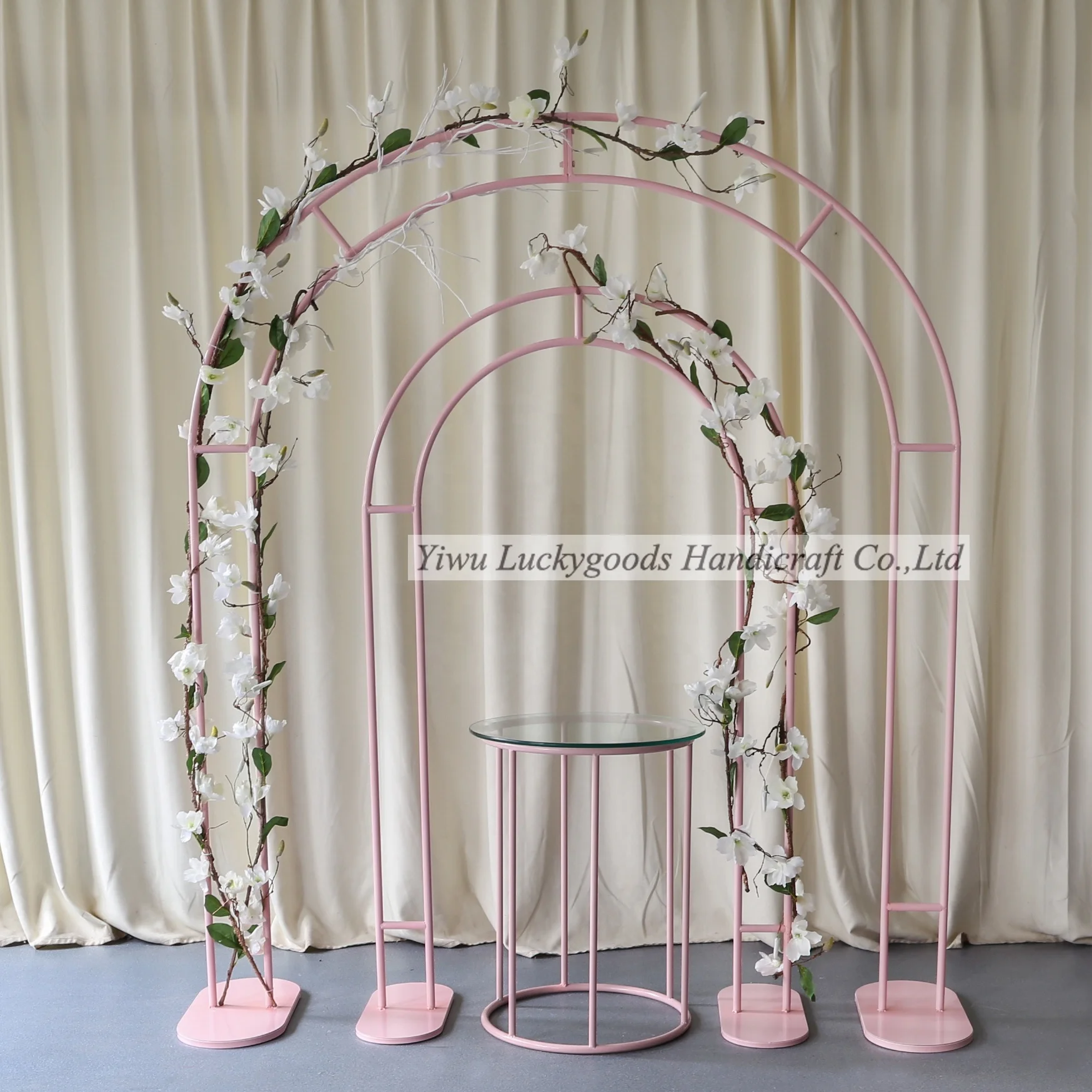Ldj757 Light Gold Personalized Metal Flower Vase Stand For Wedding Centerpieces Buy Gold Metal