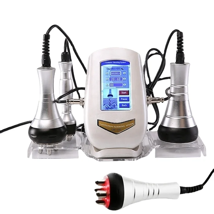 

home use 3 in 1 multipolar rf vacuum 40K cavitation ultrasound system face lifting body slimming fat burning slimming machine