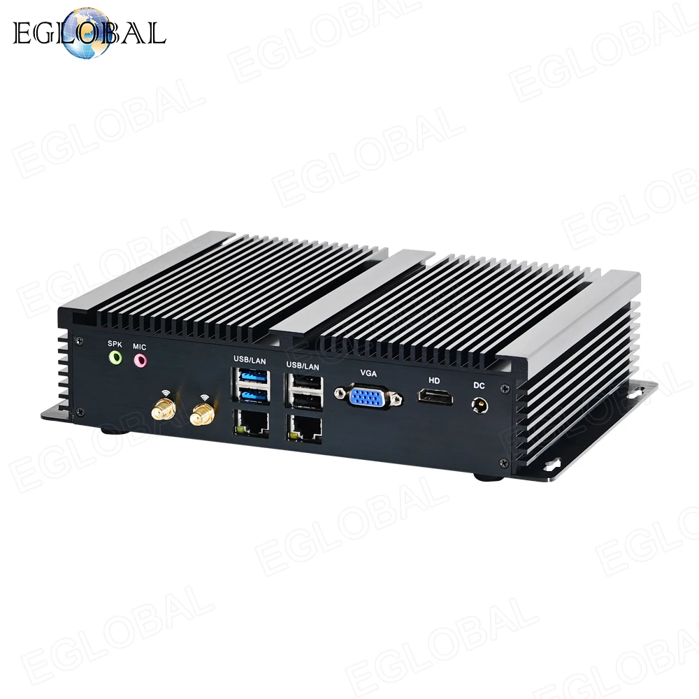 

Eglobal G10 Industrial Barebone MINI PC KABYLAKE 14nm CPU Core i5 8250U 1.6GHz Quad Core HD VGA Rugged Fanless Mini Computer