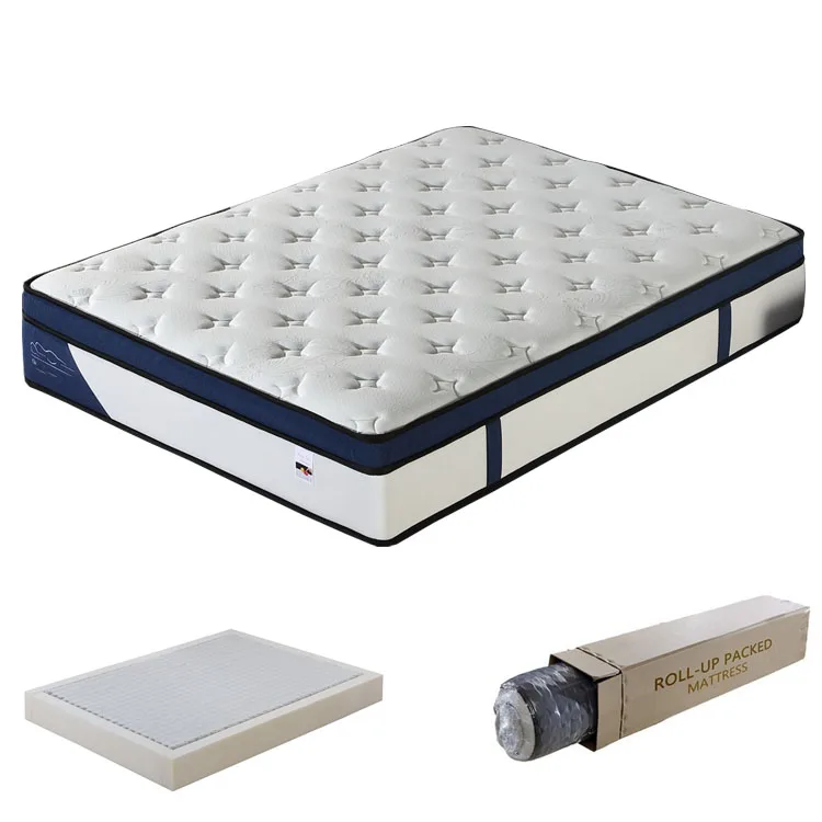 

Premium royal sleep well comfort folding king single double twin full queen pillow top pocket spring mattress, Can be customize