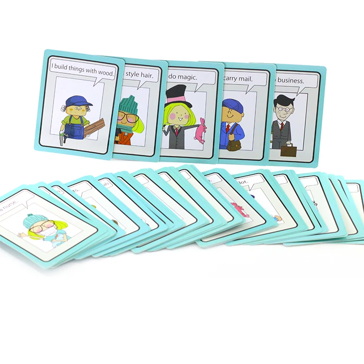 

Paper cartoon memory cards playing cards professional customized, Cmyk