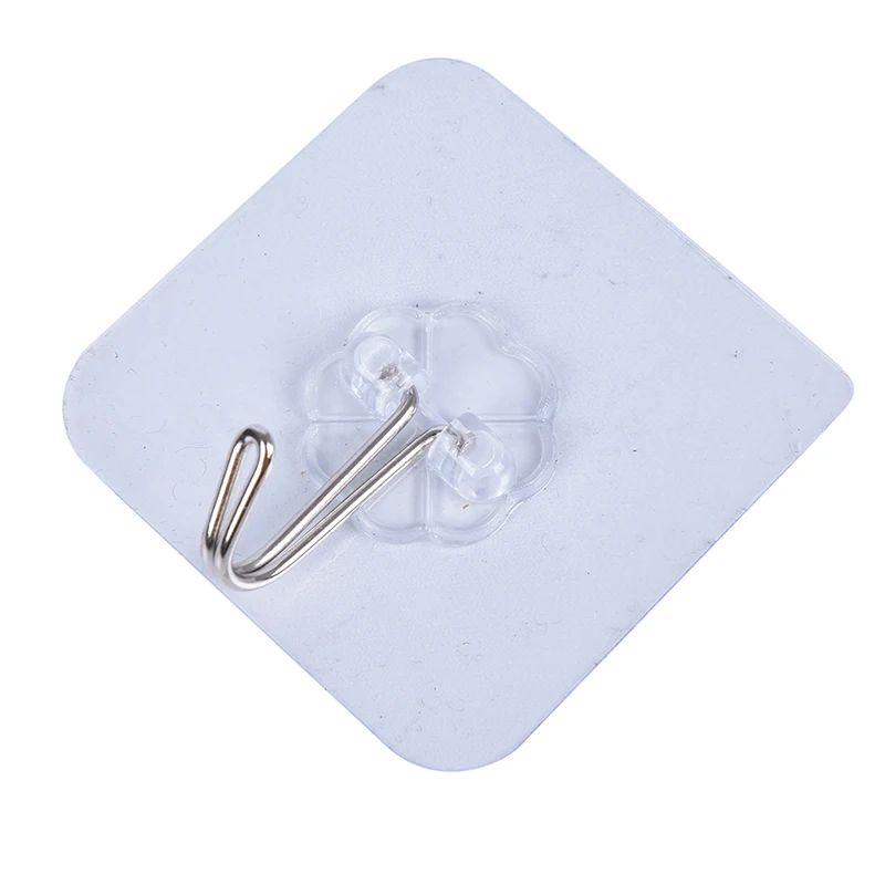 

3/5/10pcs Strong Transparent Suction Cup Sucker Wall Hooks Hanger for Kitchen Bathroom 6*6cm Wall Hooks
