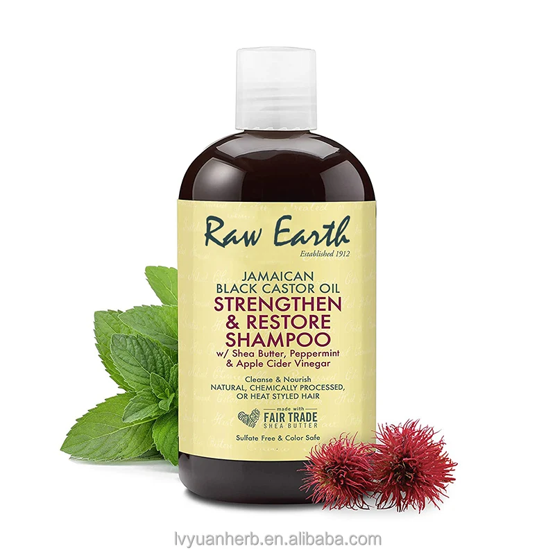 

RAW EARTH JAMAICAN BLACK CASTOR OIL STRENGTHEN AND RESTORE SHAMPOO