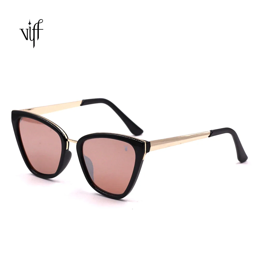 

VIFF 2021 HP19328 new products fashionable sexy ladies metal cat eye sunglasses women