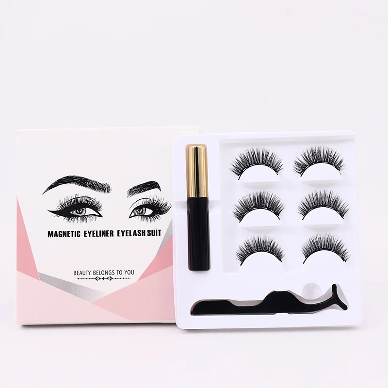 

Wholesale 3D/5D/6D/ Magnetic Eyelashes 2021 Eyelashes Magnetic Set Single Magnet Eyelashes, Black color