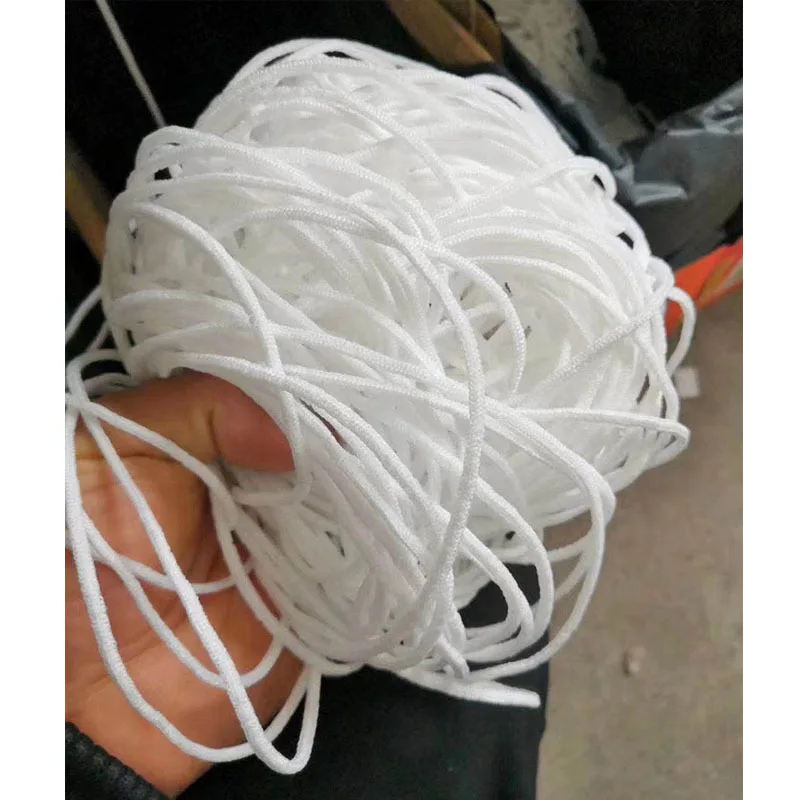 

Comfortable 3mm 4mm 5mm Round elastic rope/elastic cord/ear loop, White