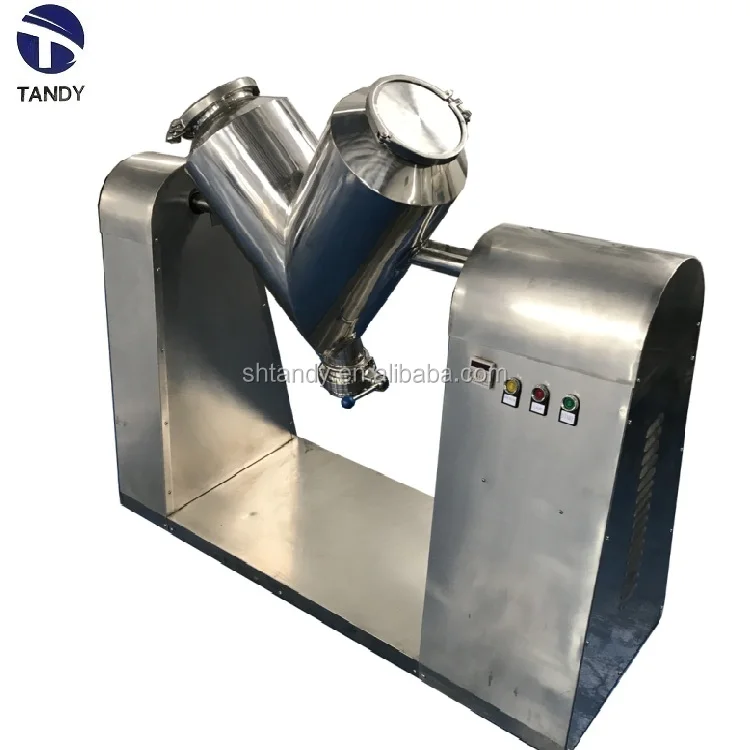 V-shape Hopper Powder Mixer Rotation Hopper Mixing Equipment - Buy V ...