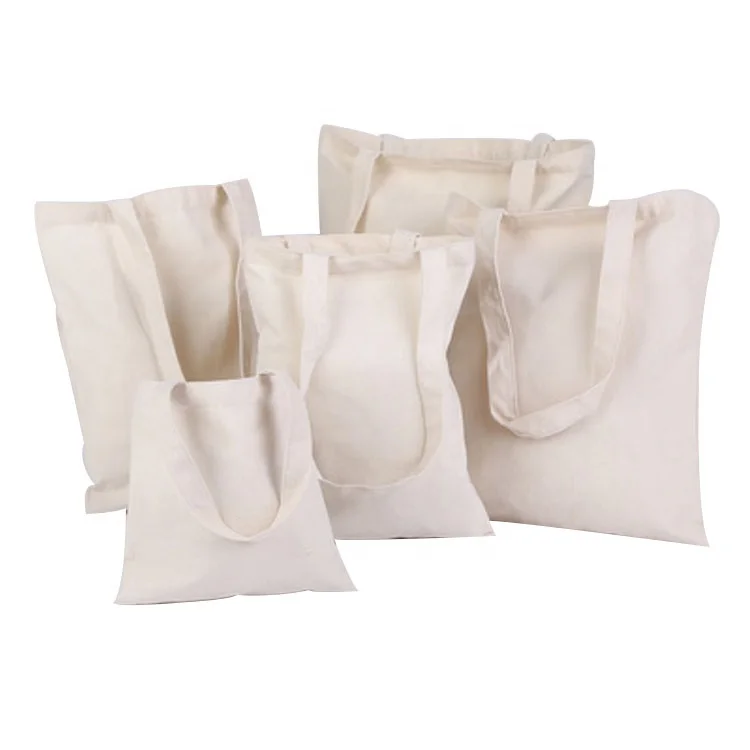 

Reusable Cotton Tote High Capacity Shopping Bags with Custom Logo, As picture or customized color