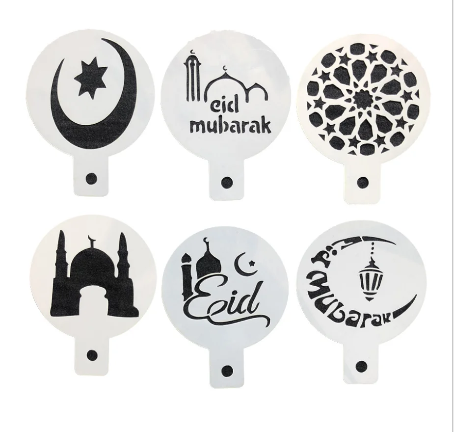 

Ramadan Eid mubarak Muslim stencil fondant embosser plastic embosser stamp cookie cutter cake mold cake tools