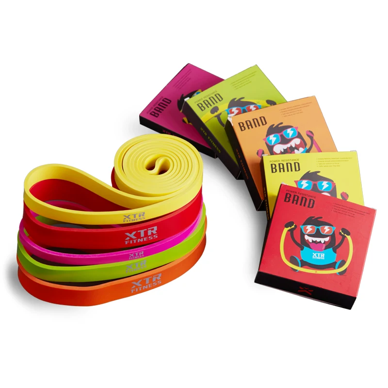 

Latex Resistance Band Set Fitness Resistance Bands Long Fabric Bulk Resistance Bands, Customized color