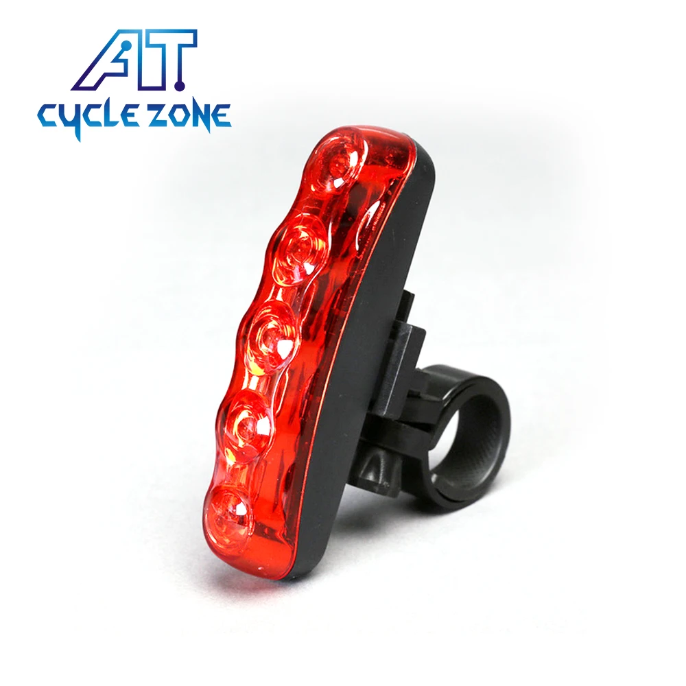 

RTS factory selling 5LED long tail bike light string mountain road vehicles at night laser safety warningred light bike, As pictures or customized