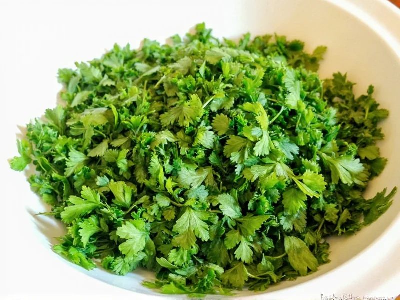 1/2 Cup Fresh Parsley to Dried: Exact Conversion Ratio
