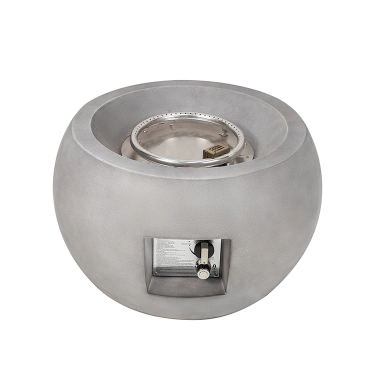 

Special Customization Portable Garden Heating Outdoor Camping Mgo Sphere Gas Fire Pit