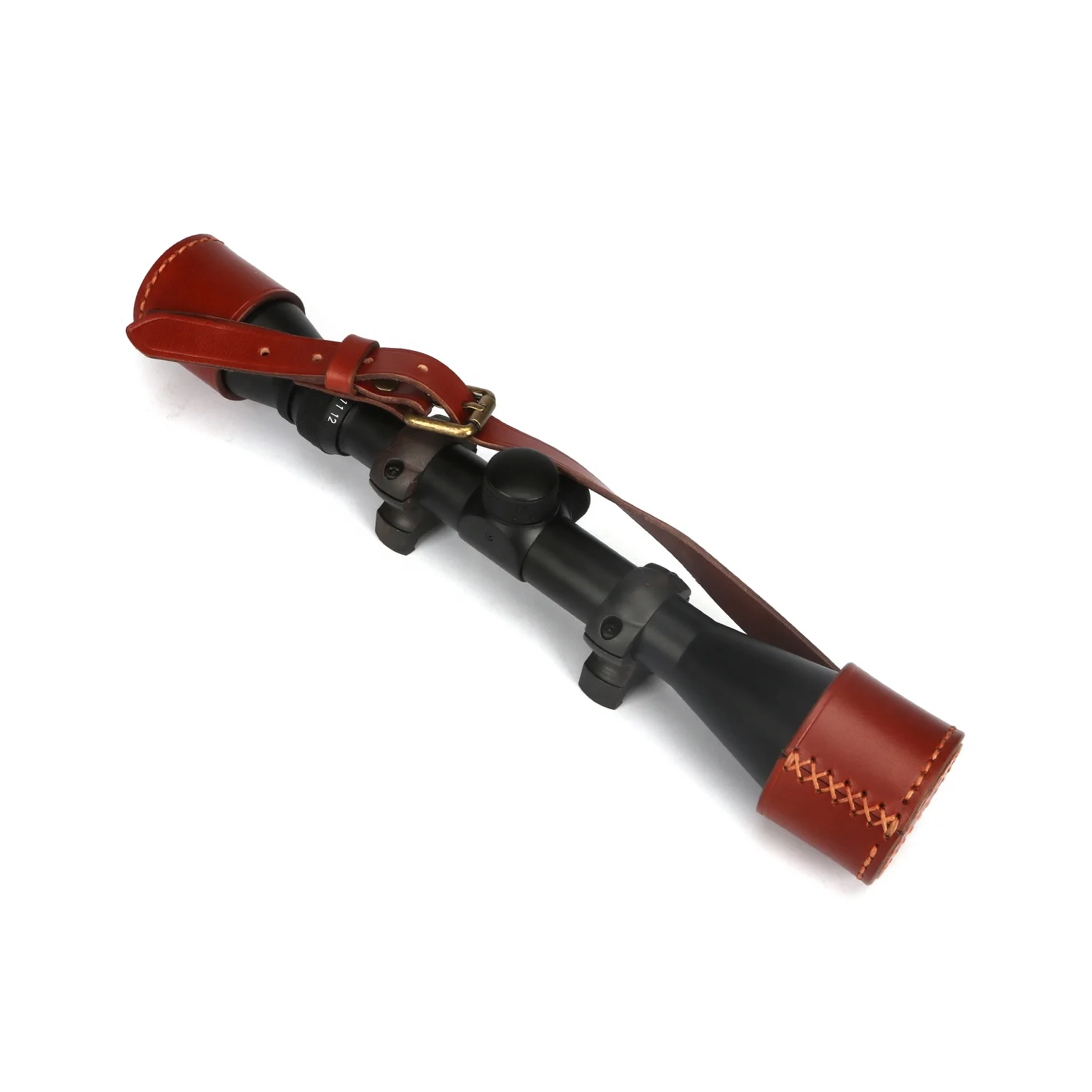 

HIBO handmade leather sniper scope lens cover scope lens caps