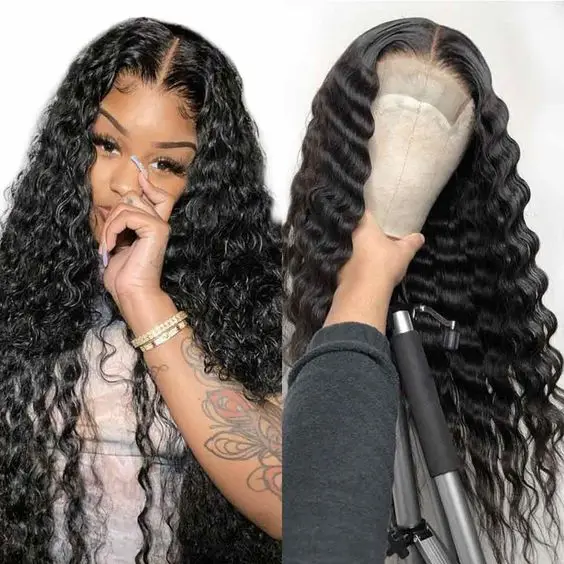 

Curly Human Hair Full Lace Wig With Baby Hair Supplier Natural Brazilian Hair Wig Virgin Glueless HD Lace Wig Overnight Delivery