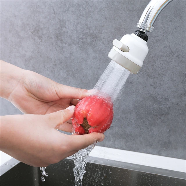 

Rotating Three Modes To Adjust Household Faucet Splash Filter Water Saver Kitchen Accessories, As show