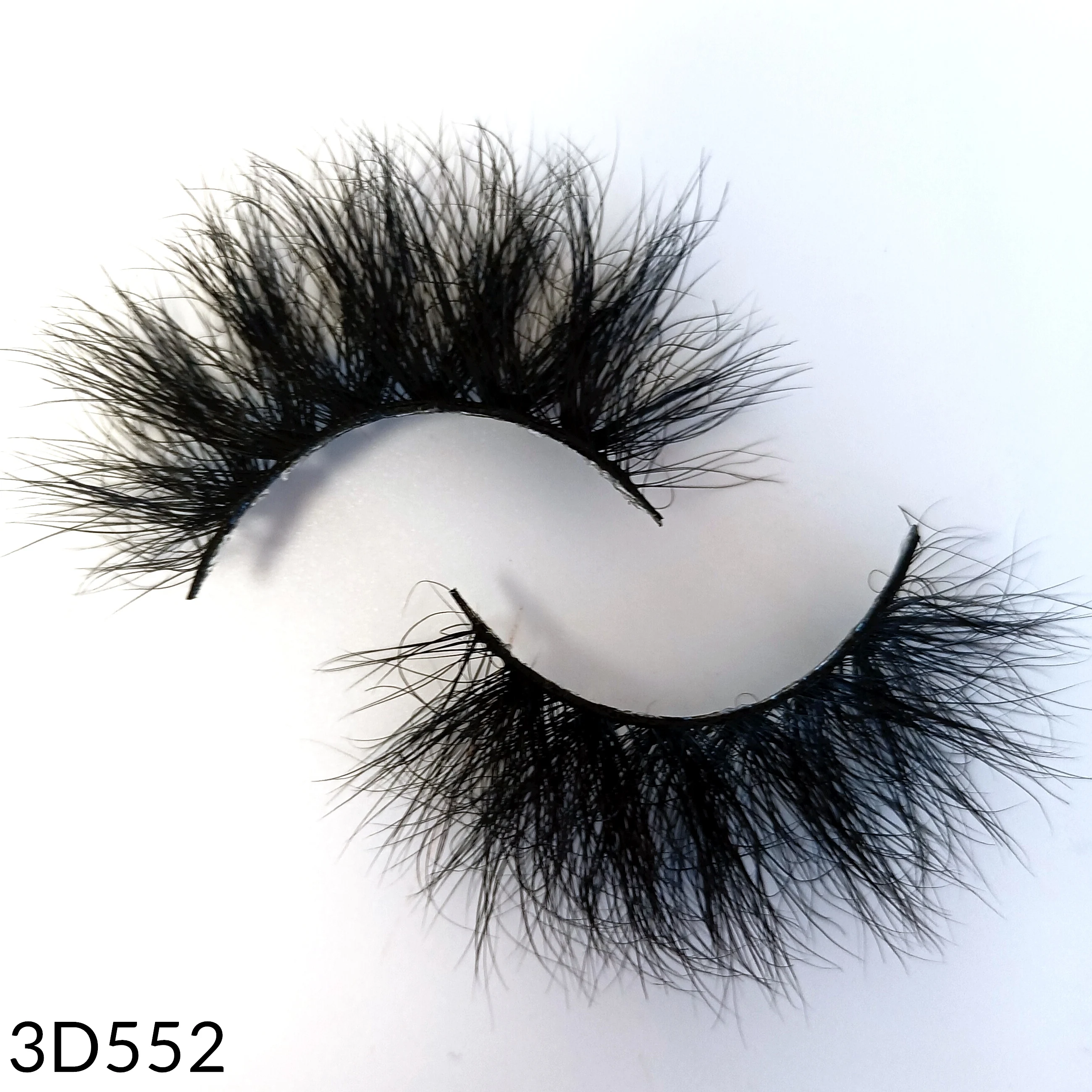 

3d mink eyelashes colored false eyelashes lash vendor silk eye lashesh full strip lashes case boxes, Natural color