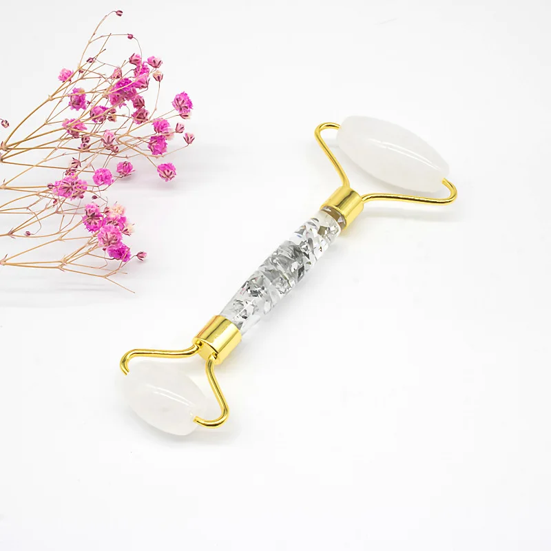 

Best price 100% natural acrylic jade roller gua sha scraping massage anti-aging and slimming face Jade roller, Picture