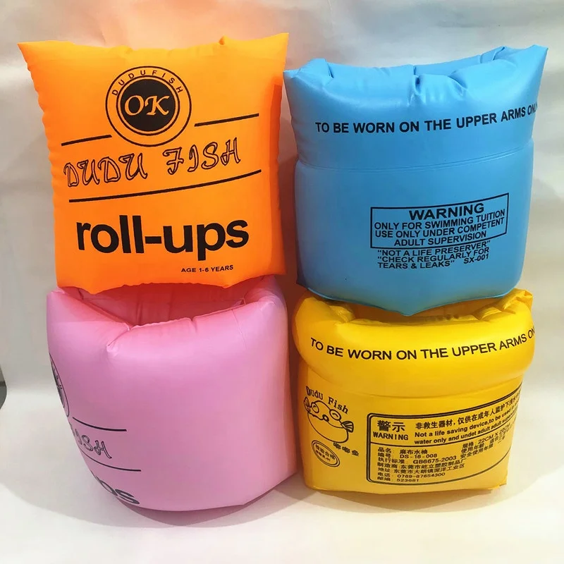 Inflatable Arm Bands Floatation Sleeves Water Wings Swimming Arm Floats