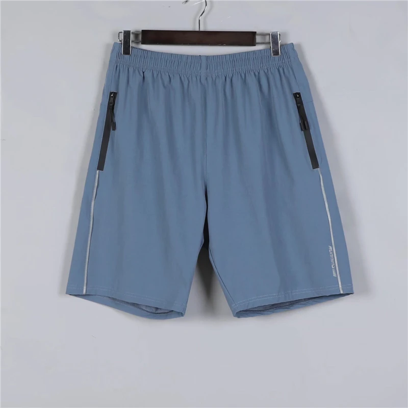 

Mens Plus Size Quicky Dry Plain Blank Training Shorts Casual Gym Sports Clothes Men's Workout Short Pants with Zip Pockets