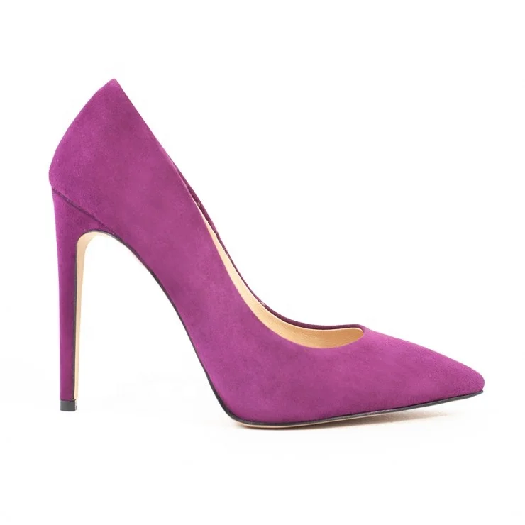 

2020 Fashion Trends Purple thin high heels ladies sexy heels wedding shoes high heels for occasion fashionable ladies' pump