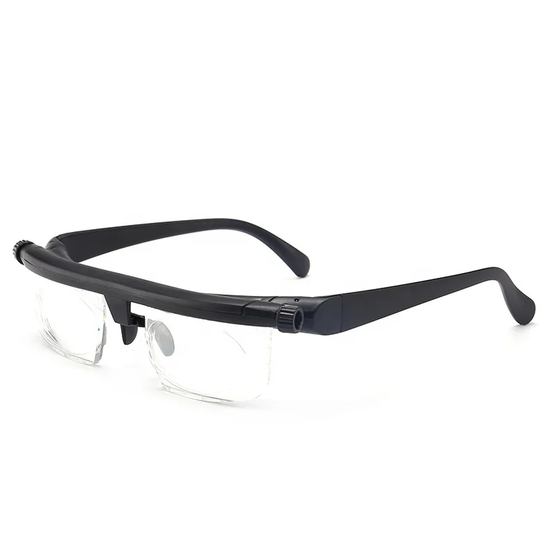 

Adjustable Vision Focus Reading Glasses Myopia Eye Glasses -6D to +3D Variable Lens Binocular Magnifying Porta Oculos, Customize color