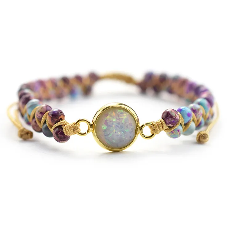 

Wholesale fashion natural pearl rice beads shell beads love double emperor pine hand-woven ladies bracelet jewelry