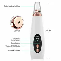 

New Trend Home Use Facial Blackhead Remover Vacuum Acne Machine Pore Cleaner With 6 Replacement Heads