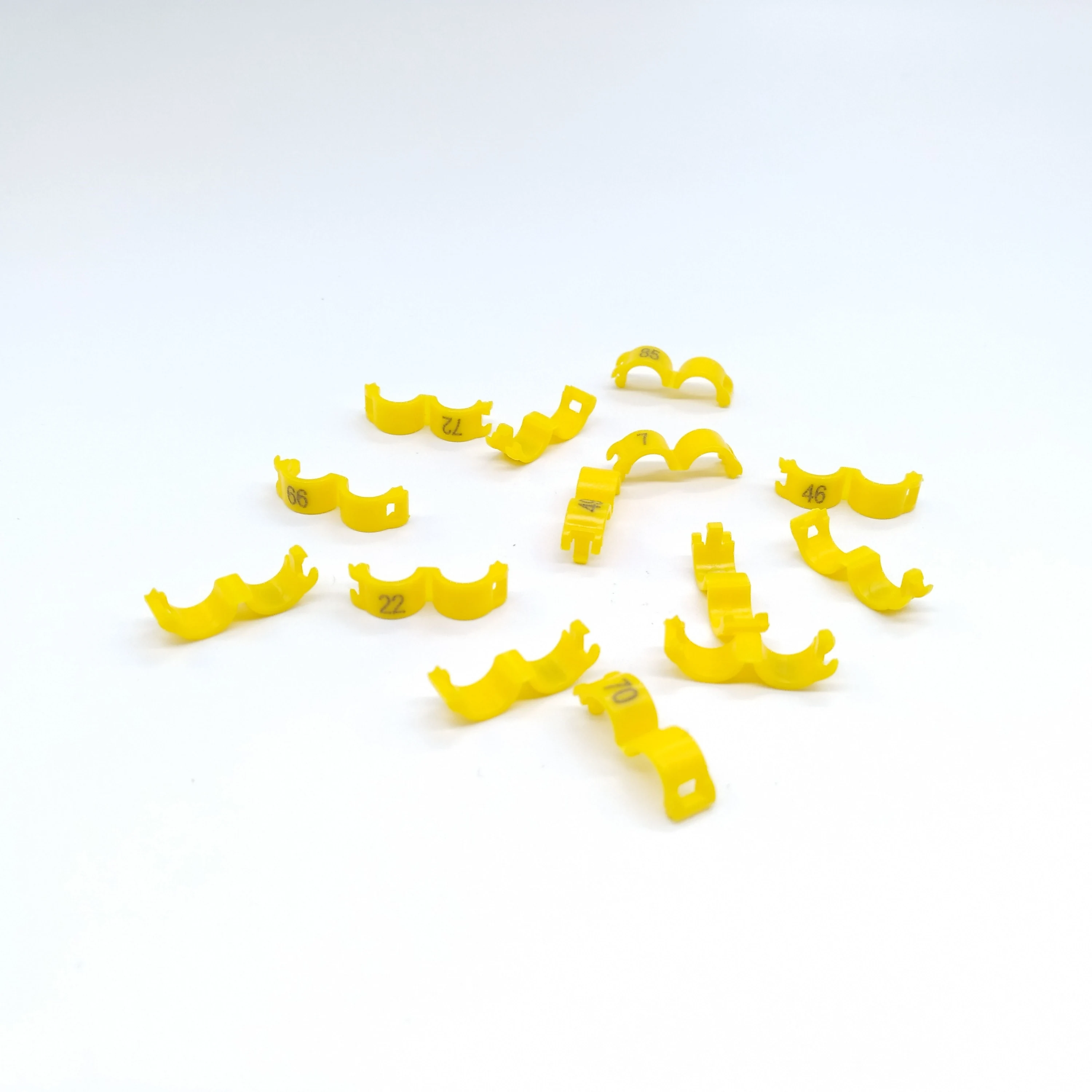 

3mm Colorful Customized Numbers Clip Leg Band Love Birds Foot Ring