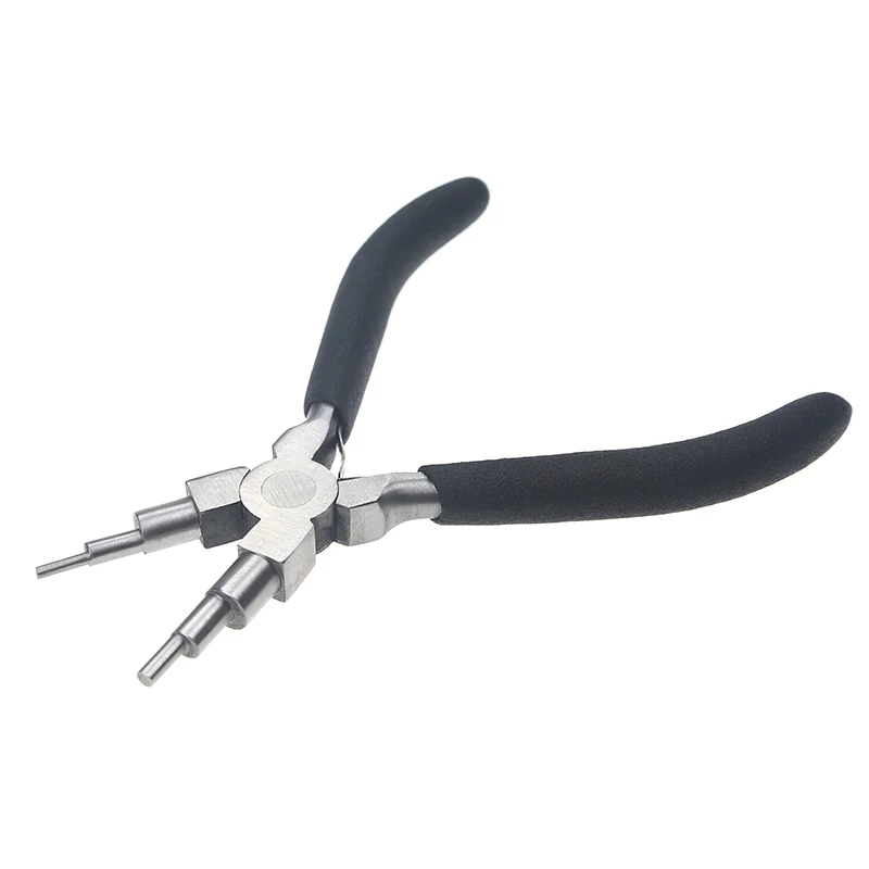 

6-in-1 Looping Step Bail Making Round Jewelry Pliers For Jewelry Making