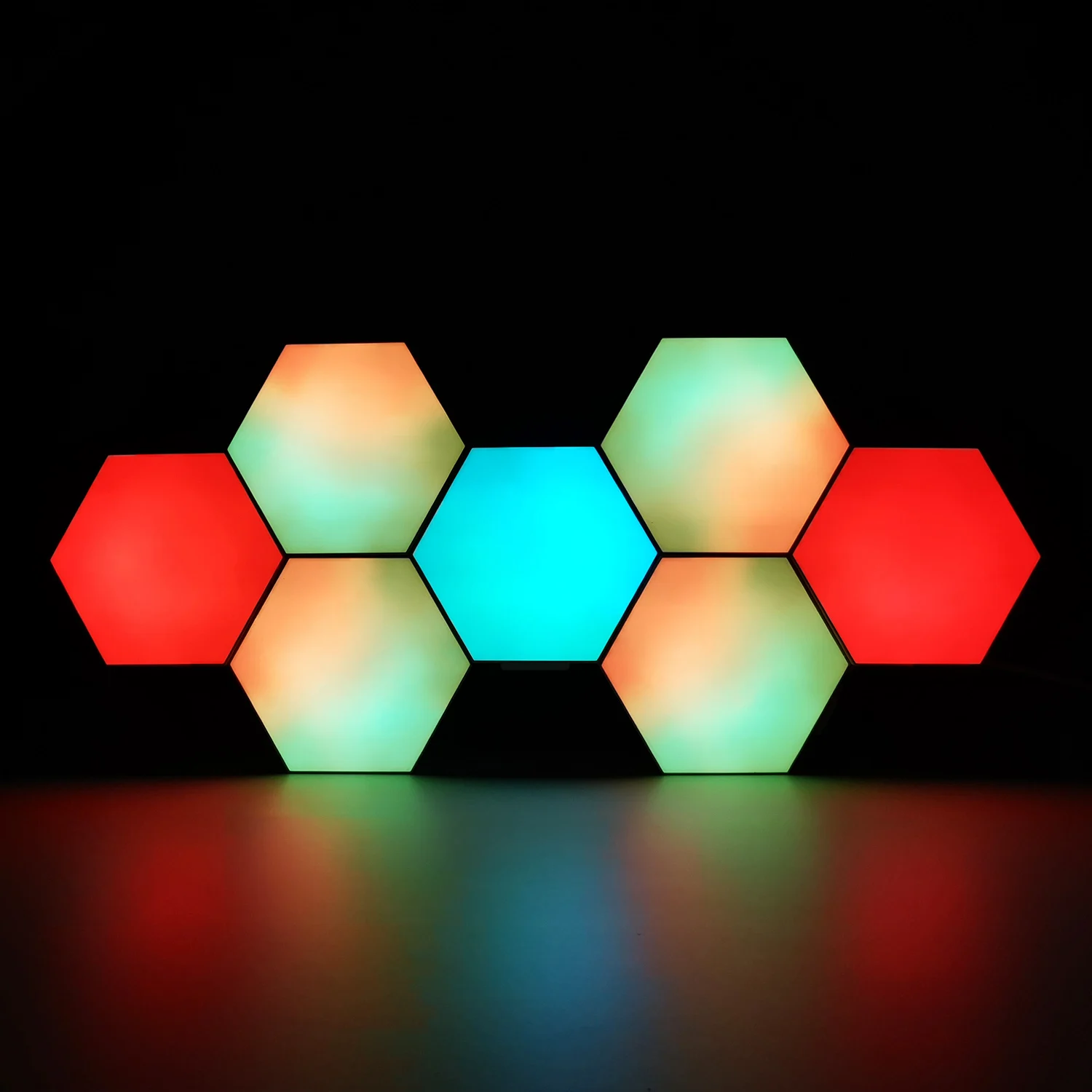 

Mobile App Control Free Splicing Lamp Hexagon Creative Module Cellular Night Light Modern Simple Lamp