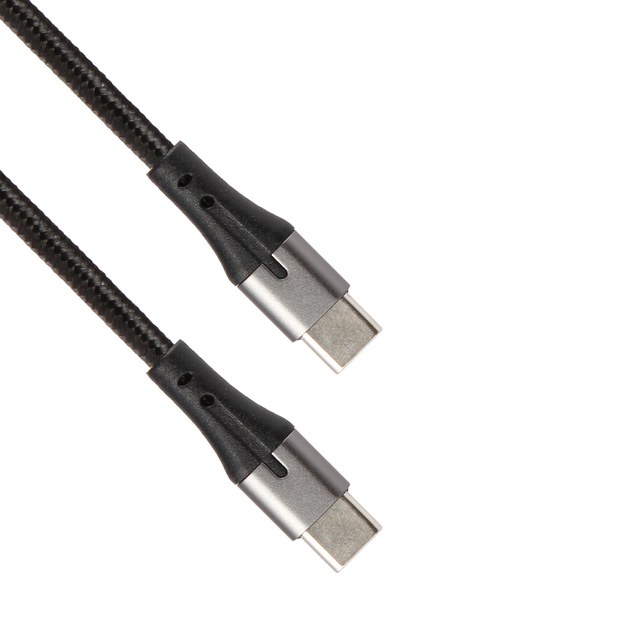 

1M Type C to Type C Fast Charging USB Cable Aluminum Alloy USB Braided Cable