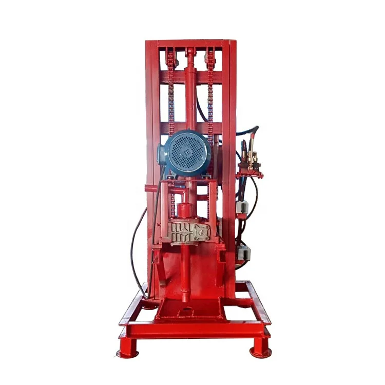 
Best price water well drilling rig mini manual 100m rotary boring orehole drilling machines 