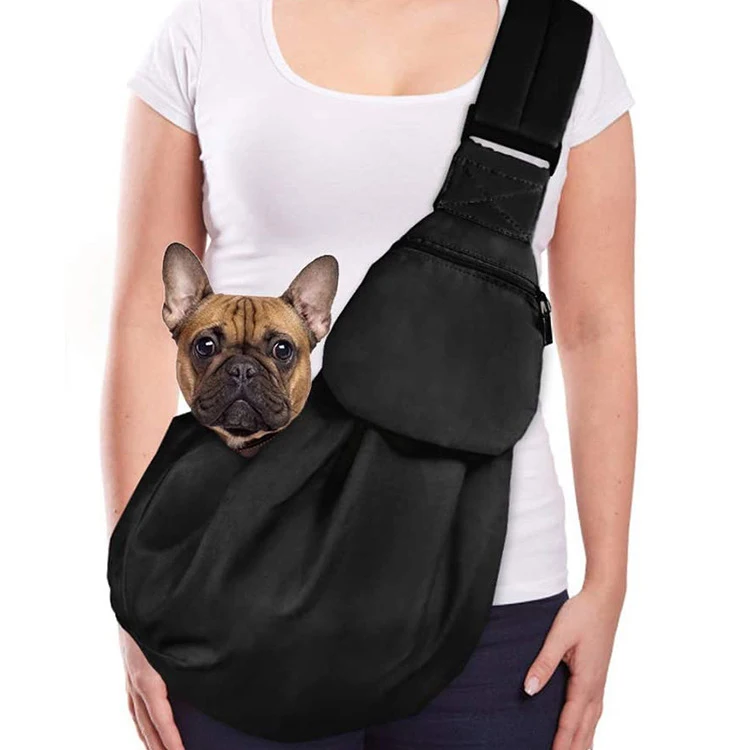 

outdoor custom new designer pet sling carrier shoulder bag pet dog sling dog carrier bag cat carrying carrier cat bag, Denim