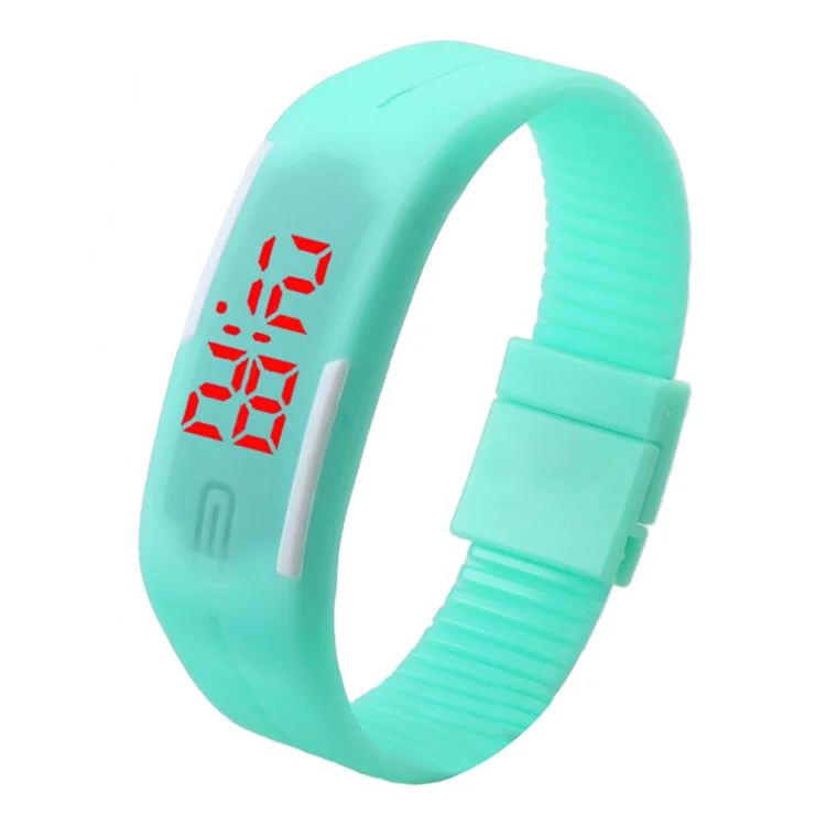 

Shenzhen factory wholesale Colorful watch silicone led display sport watches Unisex LED Bracelet Wrist Watch