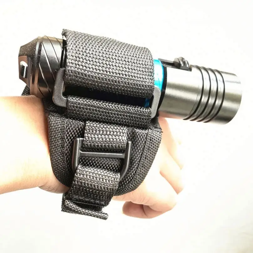 Hand Free Durable Adjustable Light Holder Portable Holster Soft Glove for Scuba Dive Diving Underwater LED Torch Flashlight