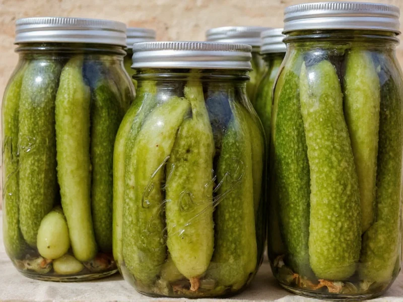 are dill pickles fermented