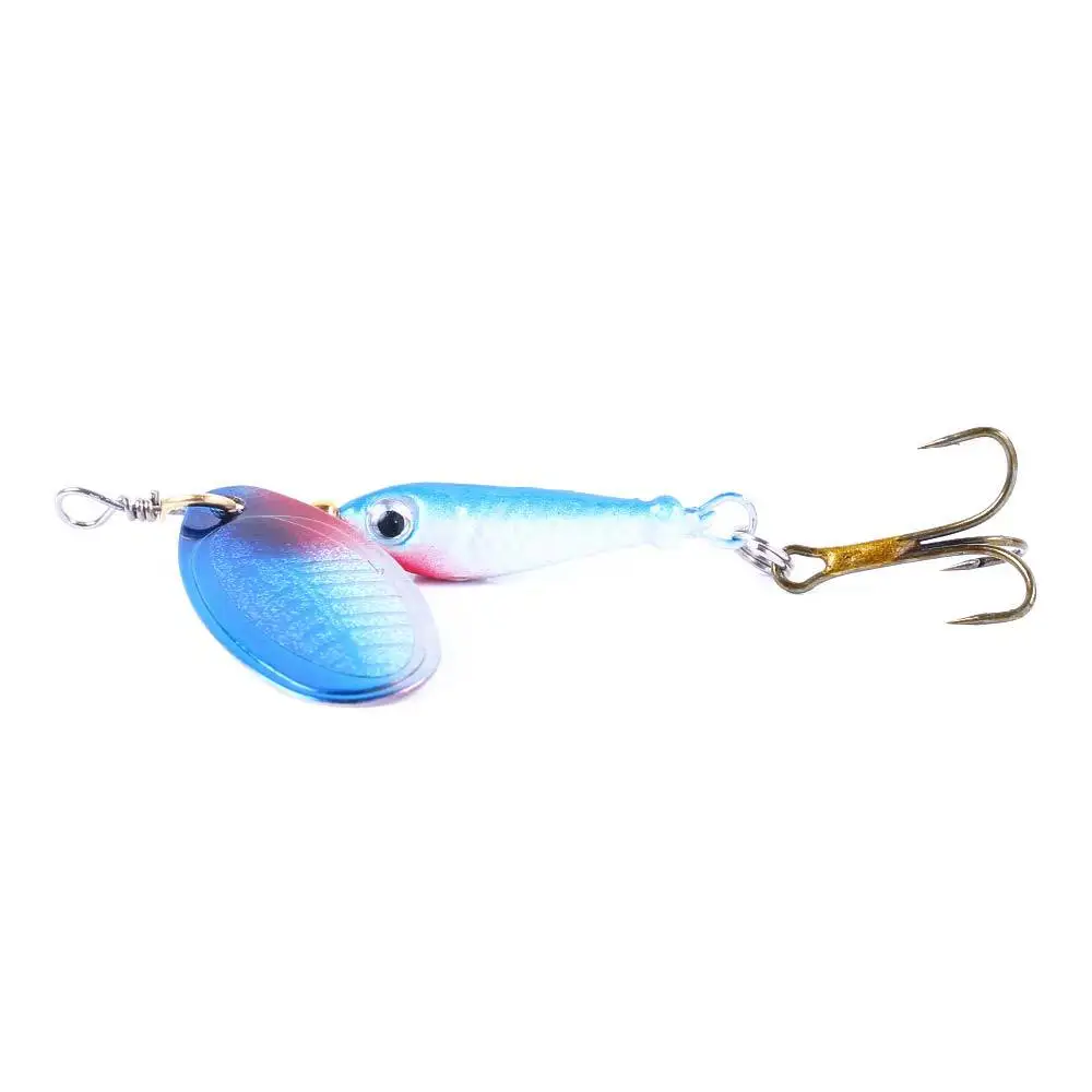 

Wholesale Artificial Fishing Lure 5.5cm 9g Rotating Sequins Fishing Lures, 8colors