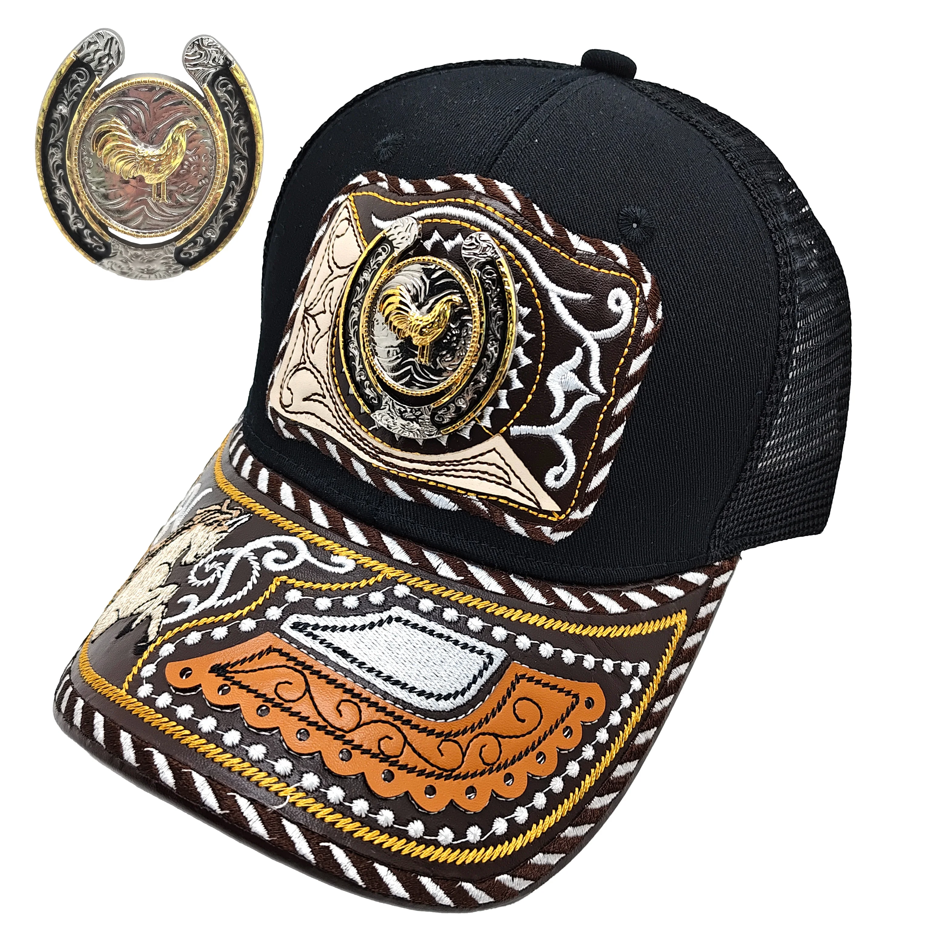 3D Horseshoe Hat Mexican Design